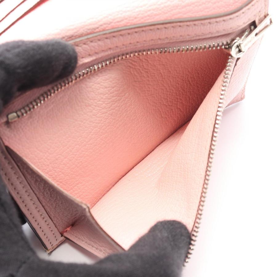 エルメス ベアンコンパクト ブランドオフ HERMES レザー 二つ折り財布 シェーブル 中古 レディースの画像