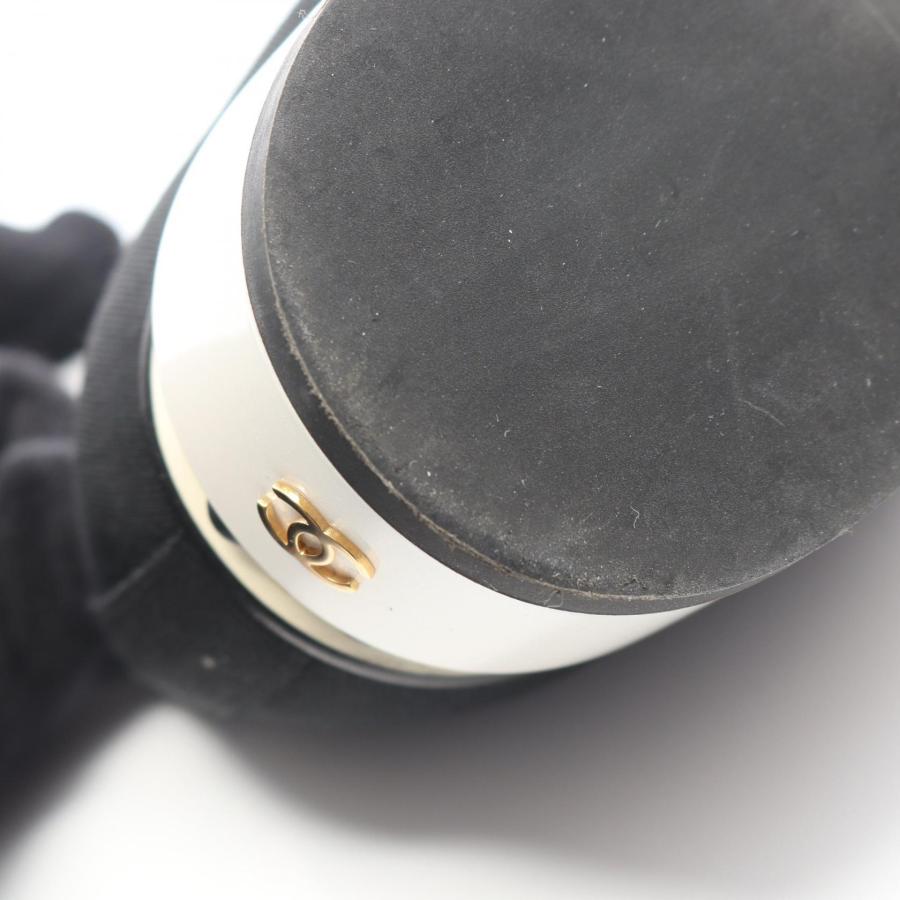 シャネル ココマーク ブランドオフ CHANEL ファブリック パンプス 中古 レディース_6