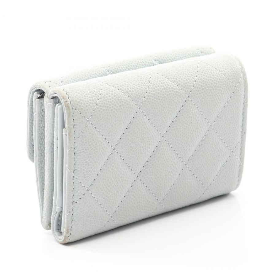 【極美品】CHANEL マトラッセ　スモールフラップウォレット　三つ折り CHANEL（シャネル） マトラッセ スモールフラップウォレット ブランド