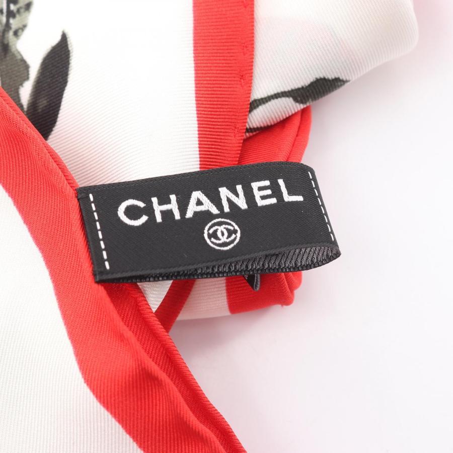CHANEL（シャネル） 花柄 ブランドオフ シルク スカーフ 中古