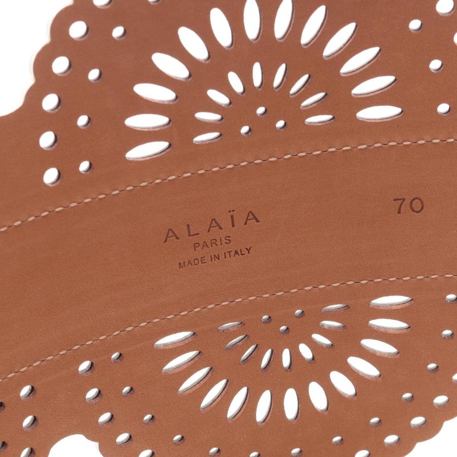 ALAIA コルセットスタッズ ブランドオフ ALAIA レザー ベルト 中古 レディース
