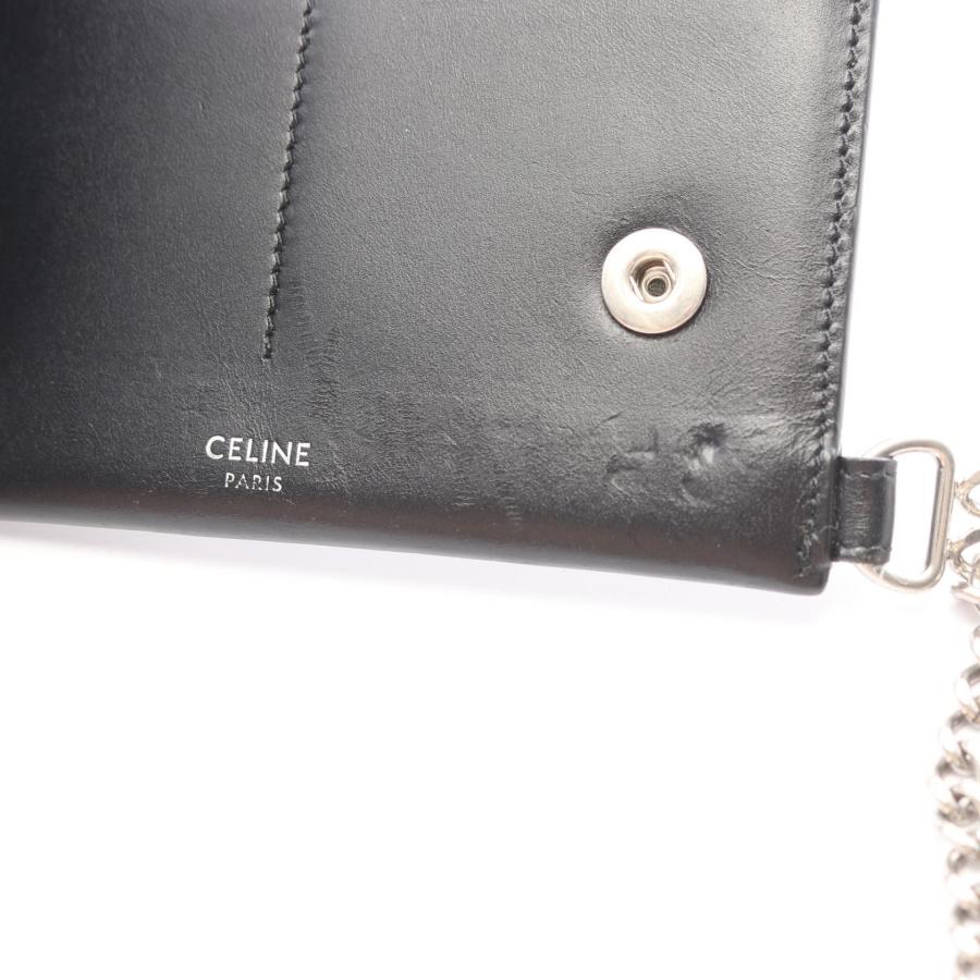 CELINE（セリーヌ） バイカー チェーンウォレット ブランドオフ レザー