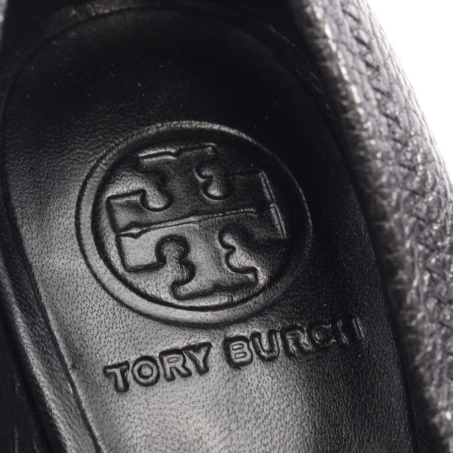 TORY BURCH（トリーバーチ） ロゴ オープントゥ ウェッジソール