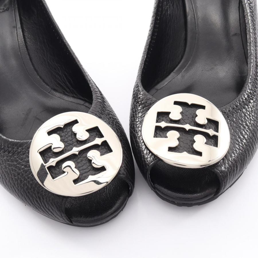 TORY BURCH（トリーバーチ） ロゴ オープントゥ ウェッジソール