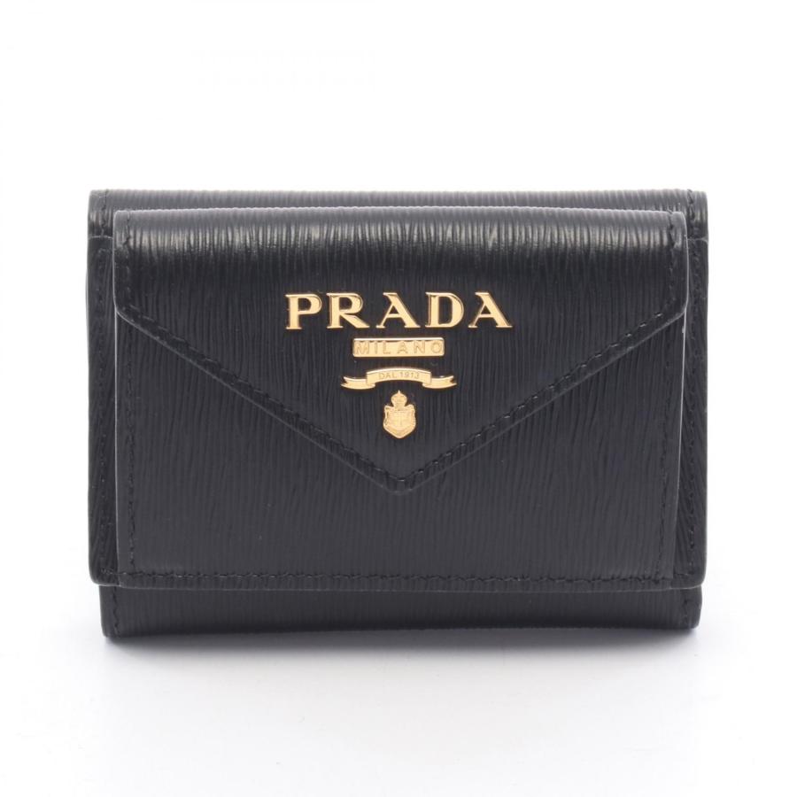 PRADA プラダ ヴィテッロムーブ 三つ折り財布 コンパクトウォレット PRADA（プラダ） VITELLO MOVE コンパクトウォレット ブランドオフ
