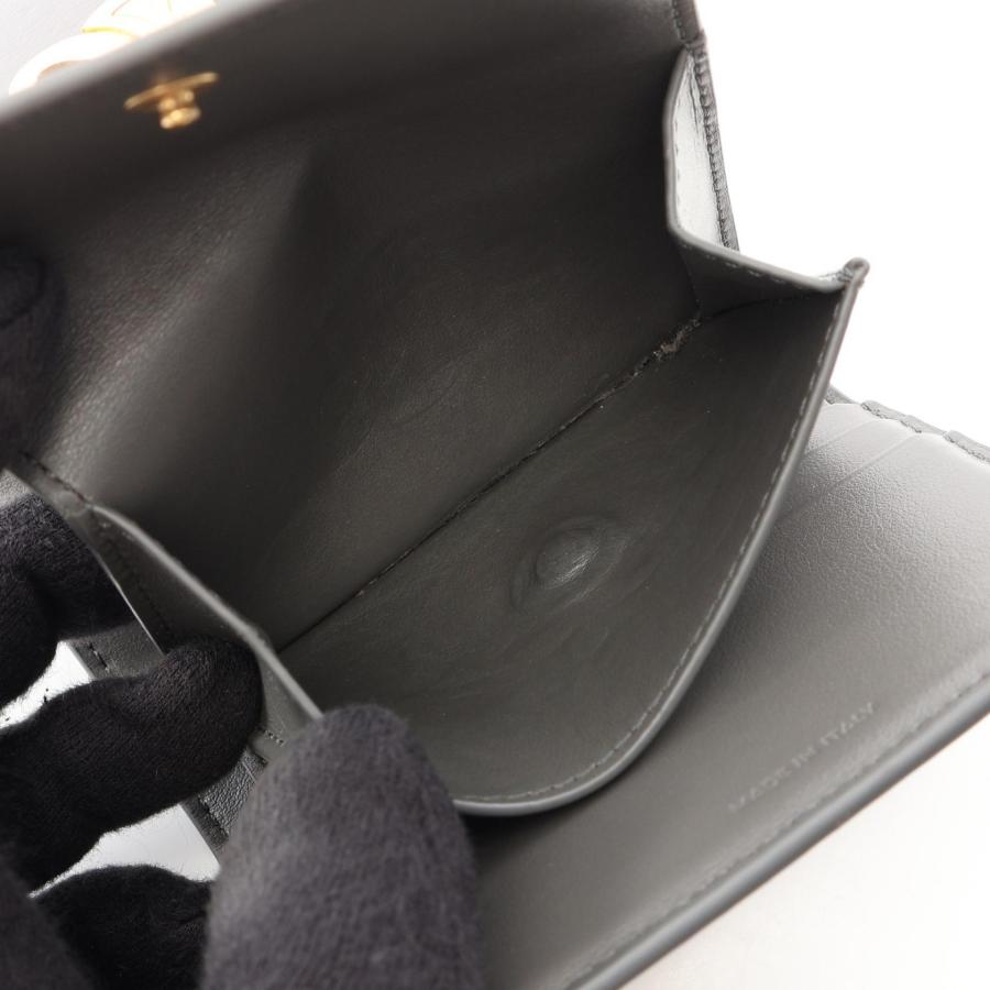 CELINE（セリーヌ） トリオンフ ブランドオフ レザー 三つ折り財布