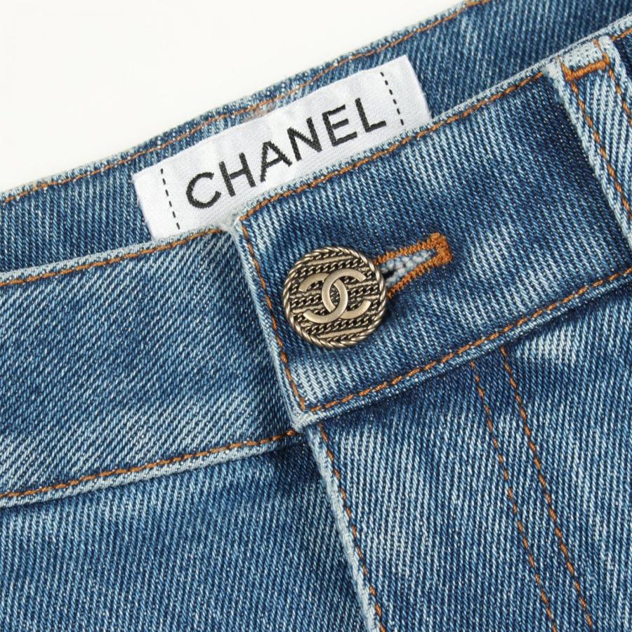 CHANEL（シャネル） ココマークボタン ブランドオフ コットン デニム
