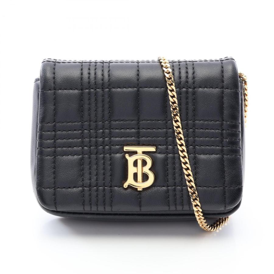 未使用☆BURBERRY キルティング ショルダーバッグ BURBERRY（バーバリー） キルティング ブランドオフ レザー ショルダー