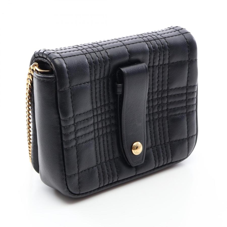 BURBERRY ハンドバッグ キルティング ブラック BURBERRY（バーバリー） キルティング ブランドオフ レザー ショルダー