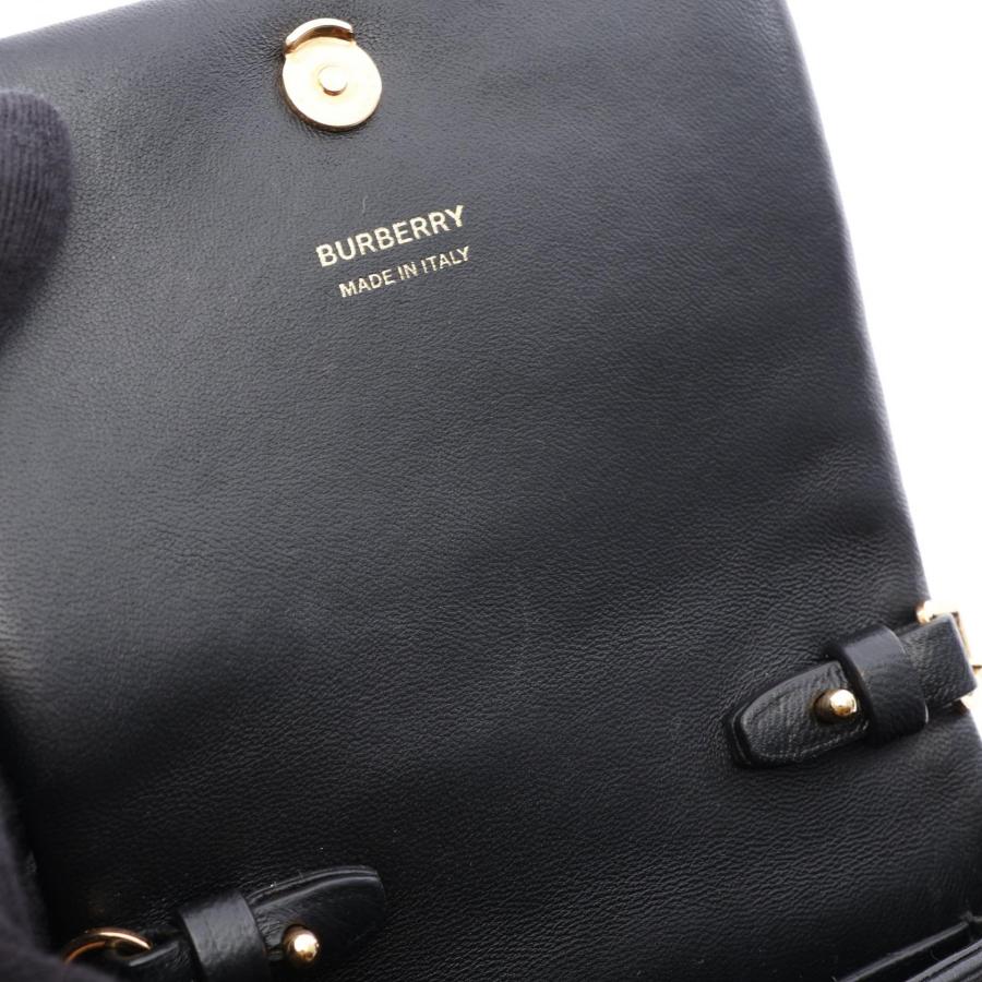BURBERRY（バーバリー） キルティング ブランドオフ レザー ショルダー