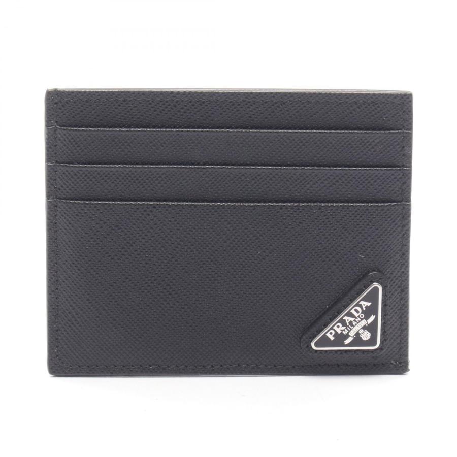 PRADA プラダ／サフィアーノレザー ケース トライアングルロゴ PRADA（プラダ） トライアングルロゴ ブランドオフ レザー カード