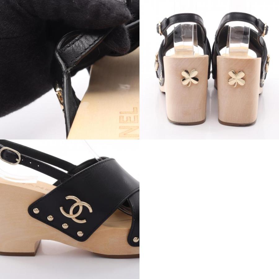 CHANEL（シャネル） ココマーク クローバー ウッドウェッジソール