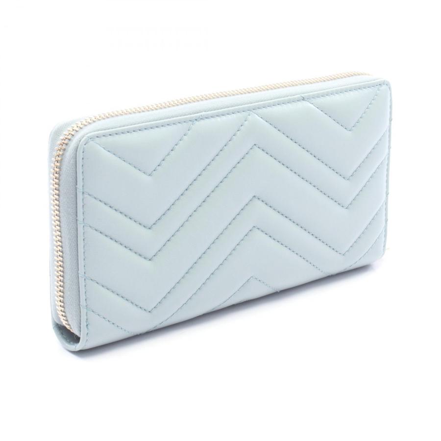 美品✨️グッチ GG マーモント 長財布 ラウンドジップ キルティング GUCCI（グッチ） GGマーモント ジップアラウンドウォレット ブランド