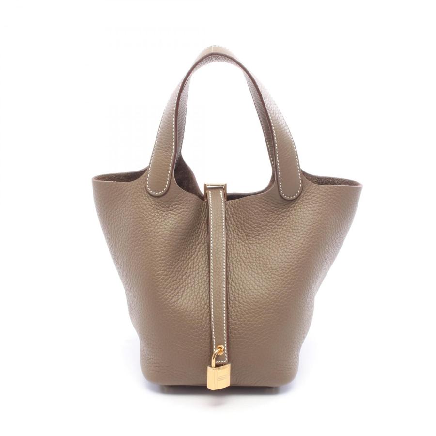 【まめママ☆】 高級本革 トリヨン ハンドバッグ PM HERMES（エルメス） ピコタンロックPM ブランドオフ レザー