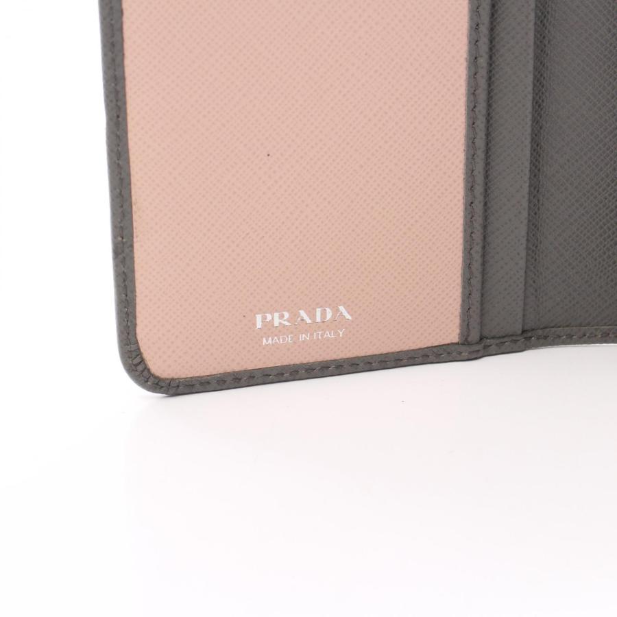 PRADA（プラダ） ブランドオフ サフィアーノレザー 二つ折り財布