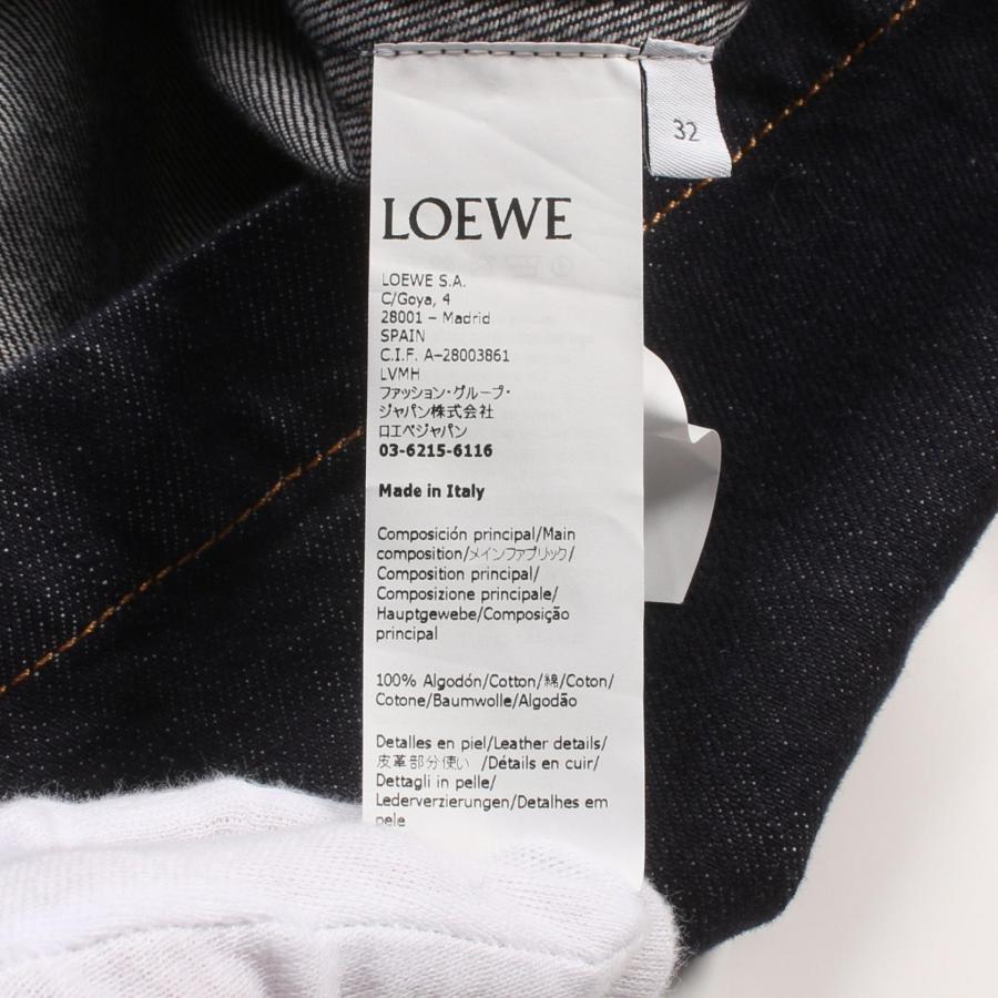 LOEWE（ロエベ） デニム トラペーズ ブランドオフ その他 ピーコート