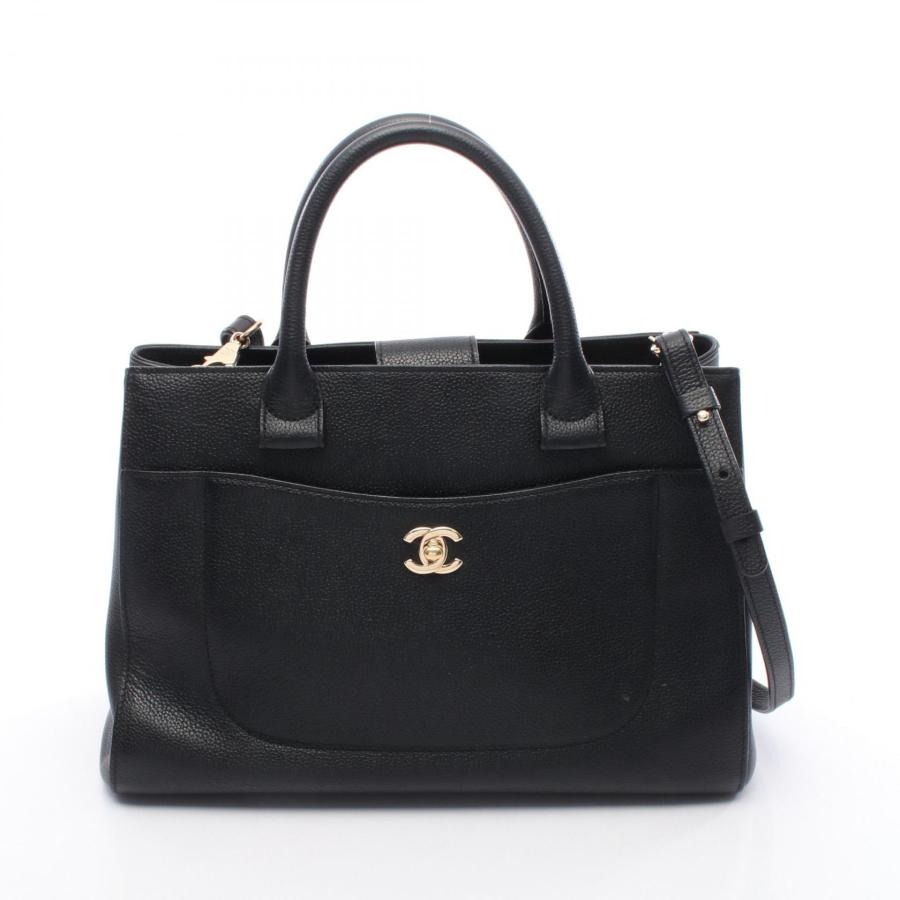 シャネル CHANEL エグゼクティブトート ネイビー ブルー シルバー金具 シャネル CHANEL エグゼクティブトート ネイビー ブルー
