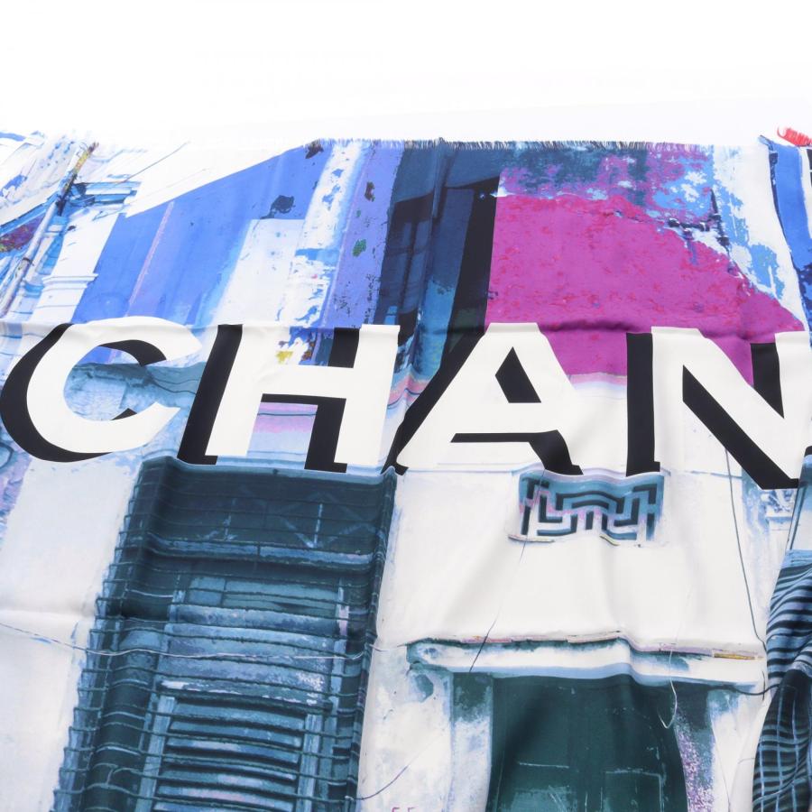 CHANEL（シャネル） ココマーク ロゴ ブランドオフ シルク スカーフ