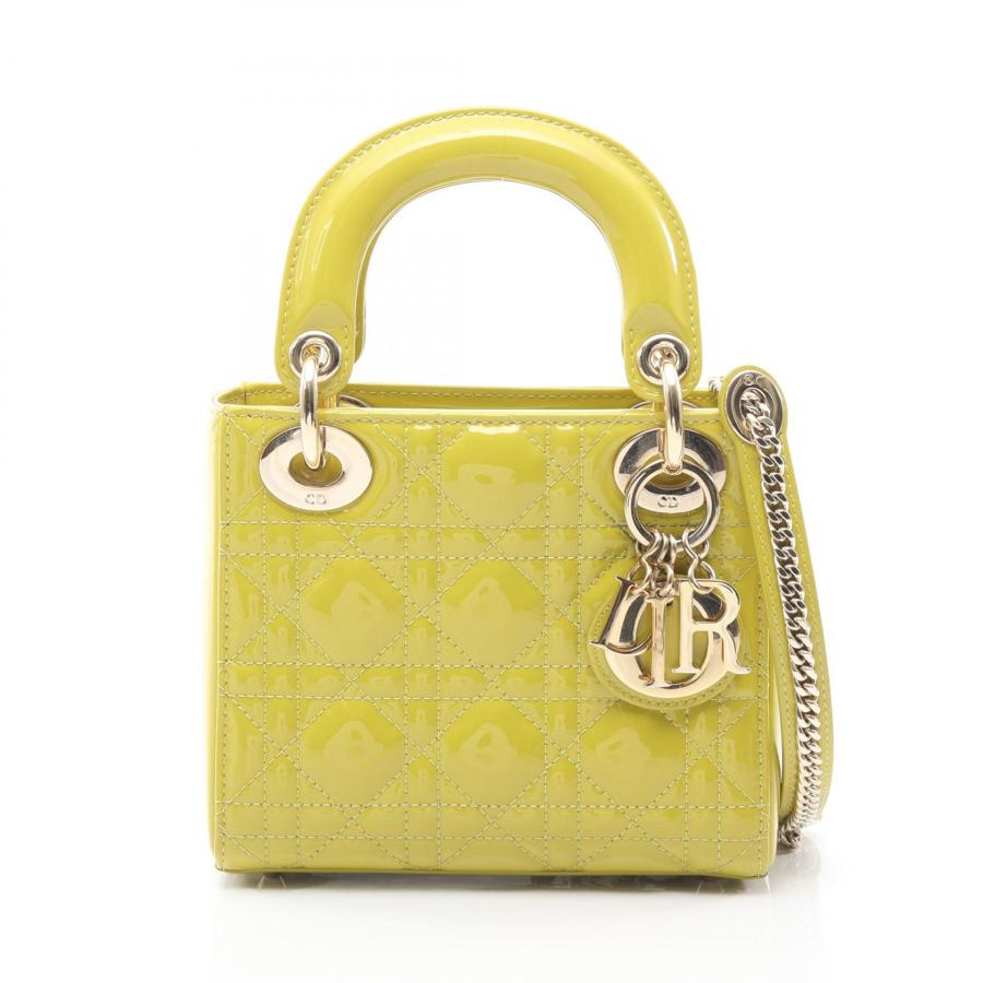 Dior ディオール　レディディオール　パテント　ミディアム　美品 楽天市場】【中古】 クリスチャン ディオール Christian Dior レディ
