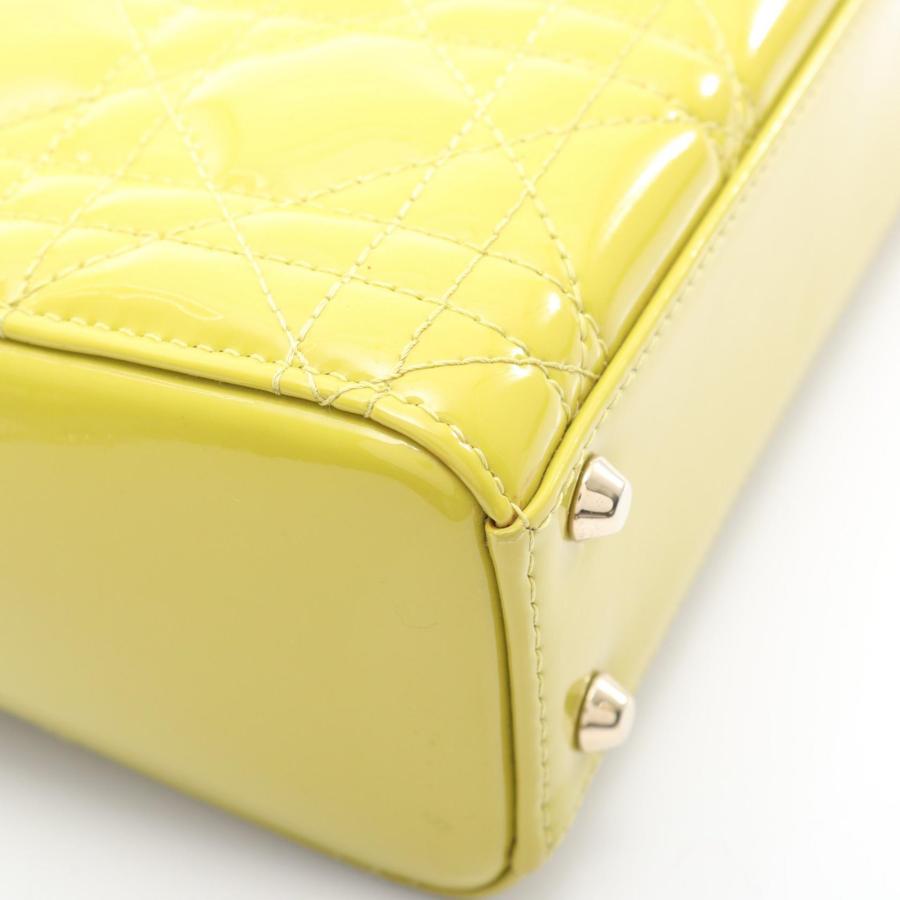 【クリスチャンディオール】カナージュ パテントレザー オープントゥパンプス 37 クリスチャンディオール】カナージュ パテントレザー オープントゥ