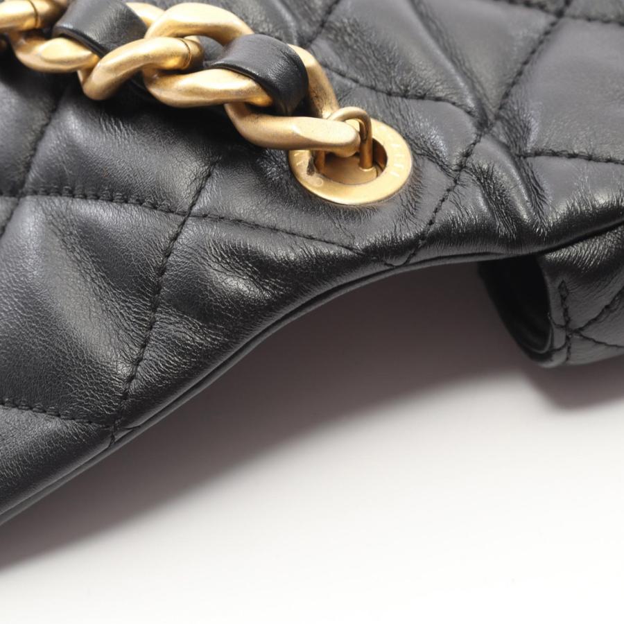 【極美品】シャネル ミニマトラッセ18cmラムスキン　ショルダー バッグ CHANEL（シャネル） ミニマトラッセ ブランドオフ ラムスキン（羊革