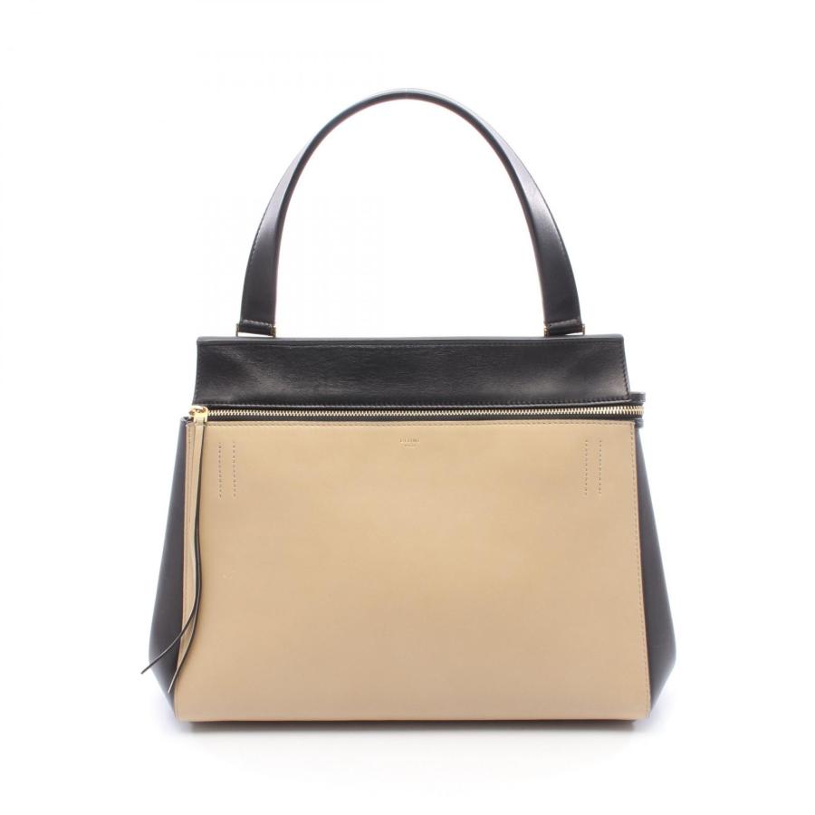 最終値下CELINE セリーヌ エッジ ハンドバッグ ベージュ CELINE（セリーヌ） エッジバッグ ブランドオフ レザー ハンドバッグ
