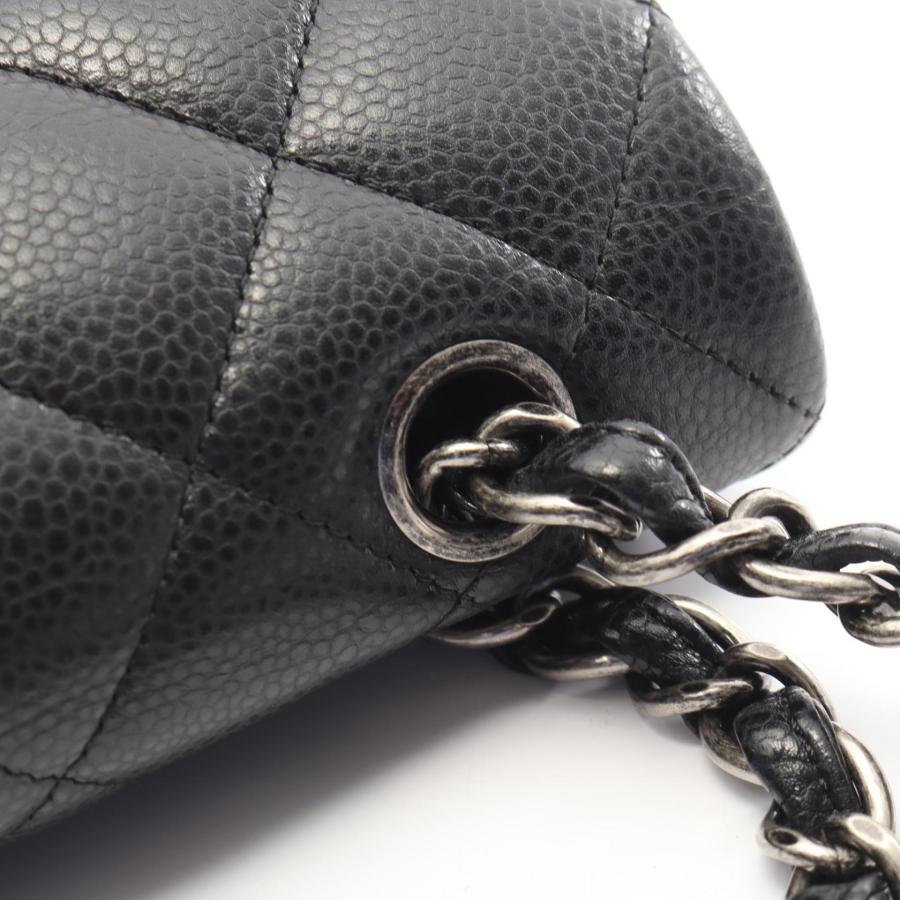 シャネル デカマトラッセ34 Wフラップ ブランドオフ CHANEL レザー ショルダーバッグ グレインドカーフスキン 中古 レディースの画像