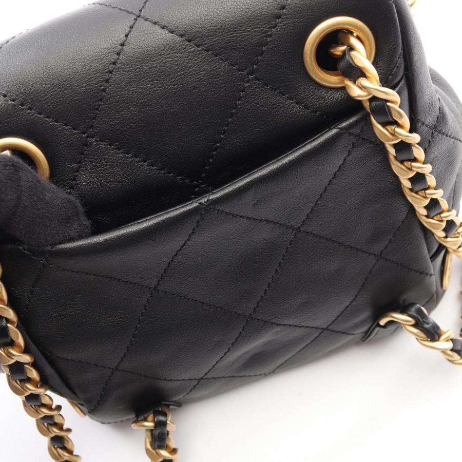 シャネル マトラッセ スモール チェーン ブランドオフ CHANEL ラムスキン（羊革） リュックサック バックパック ラムスキン 中古 レディーの画像