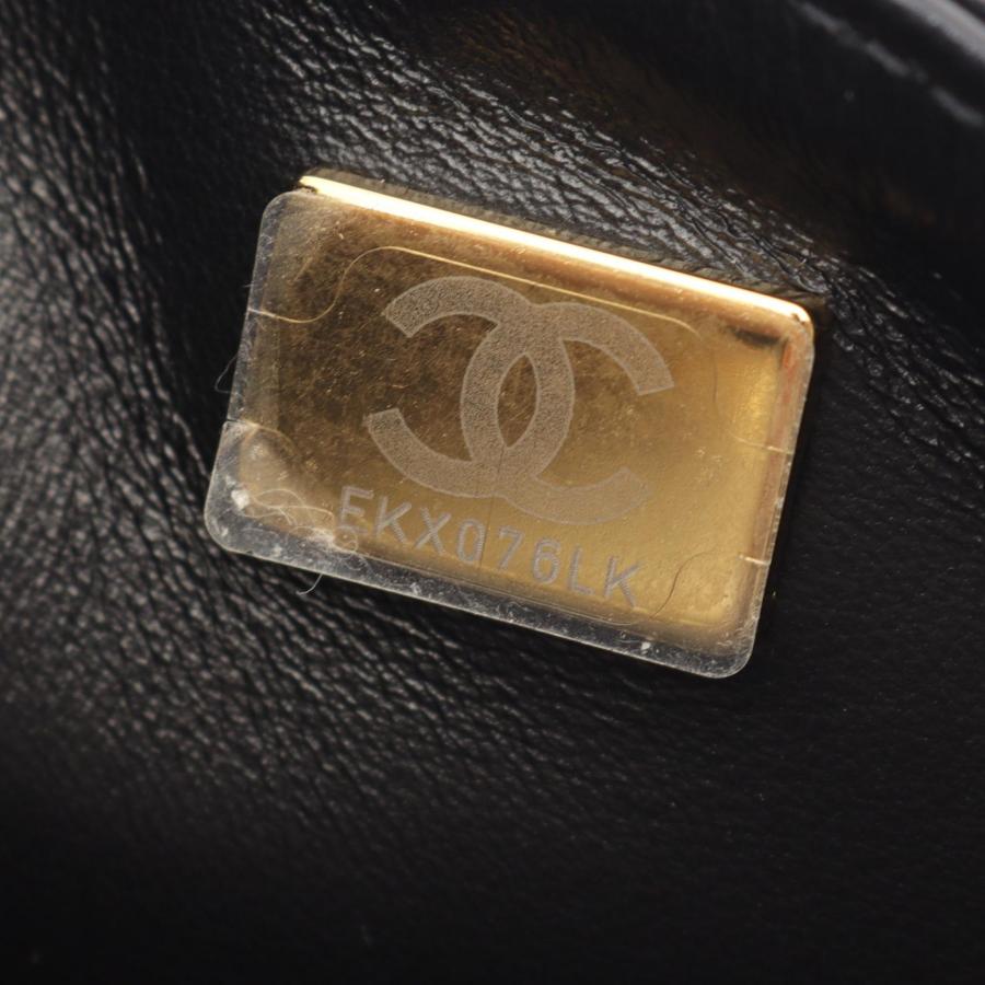 シャネル ミニ フラップ バッグ マトラッセ ブランドオフ CHANEL ラムスキン（羊革） ショルダーバッグ ラムスキン 中古 レディースの画像