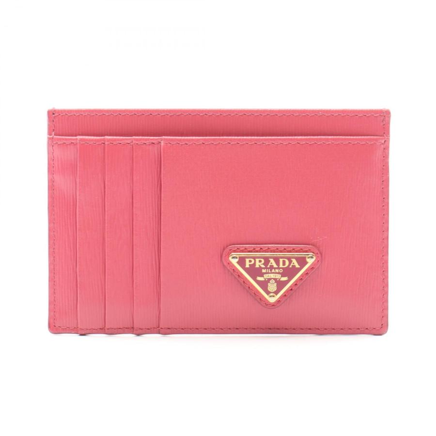最終価格　PRADAプラダ/トライアングルロゴケース PRADA（プラダ） トライアングルロゴ カードケース ブランドオフ