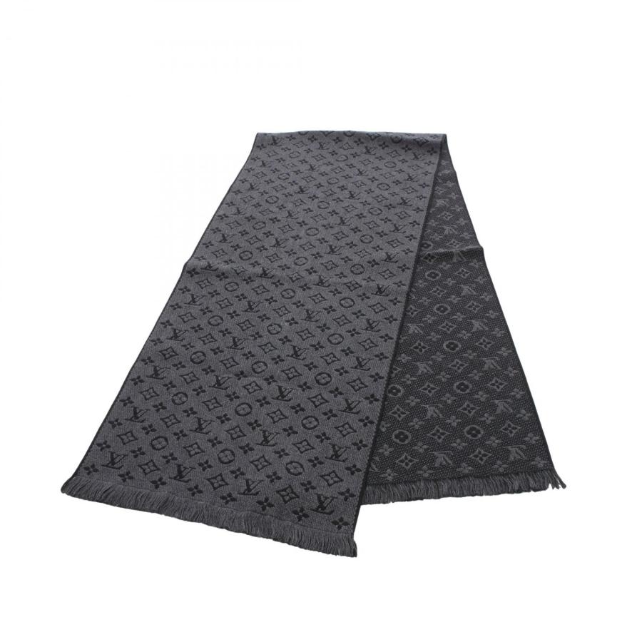 美品✨ルイヴィトン　モノグラム クラシック アントラシット エシャルプ マフラー LOUIS VUITTON（ルイ・ヴィトン） エシャルプ モノグラム クラシック