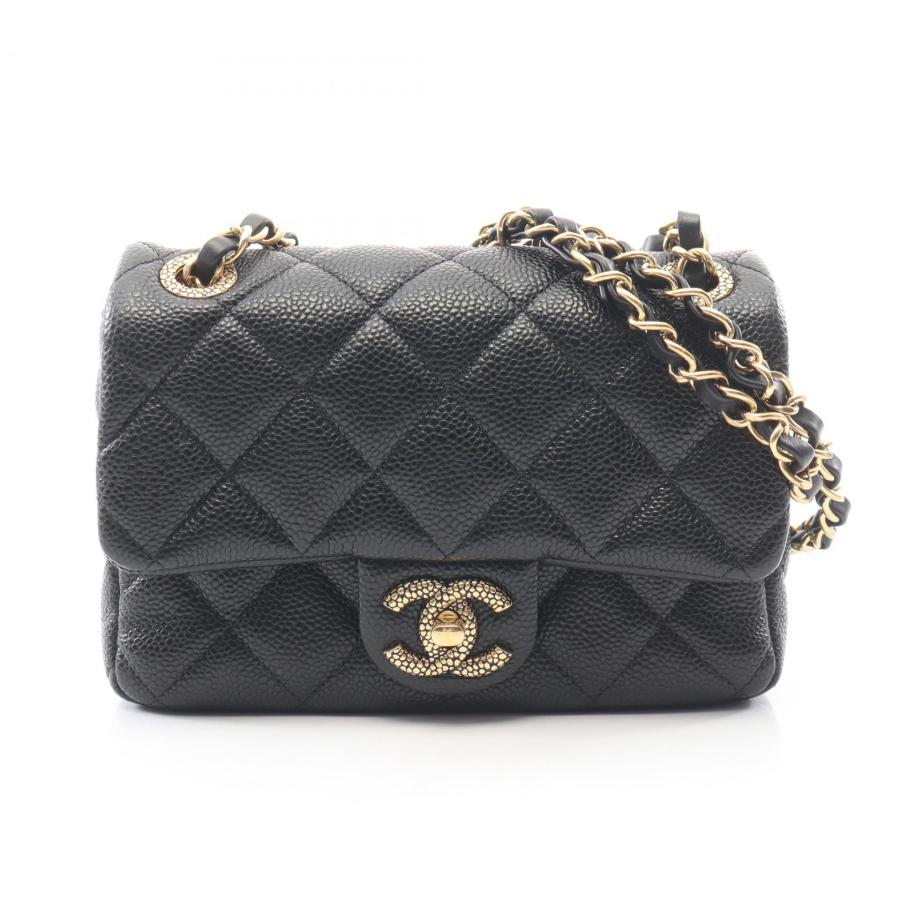 CHANEL（シャネル） ミニマトラッセ CCスネーク ブランドオフ キャビア 