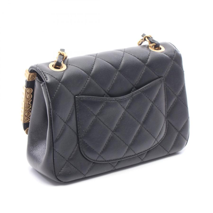 シャネル ミニ フラップ バッグ マトラッセ ブランドオフ CHANEL レザー ショルダーバッグ ラムスキン 中古 レディース_1
