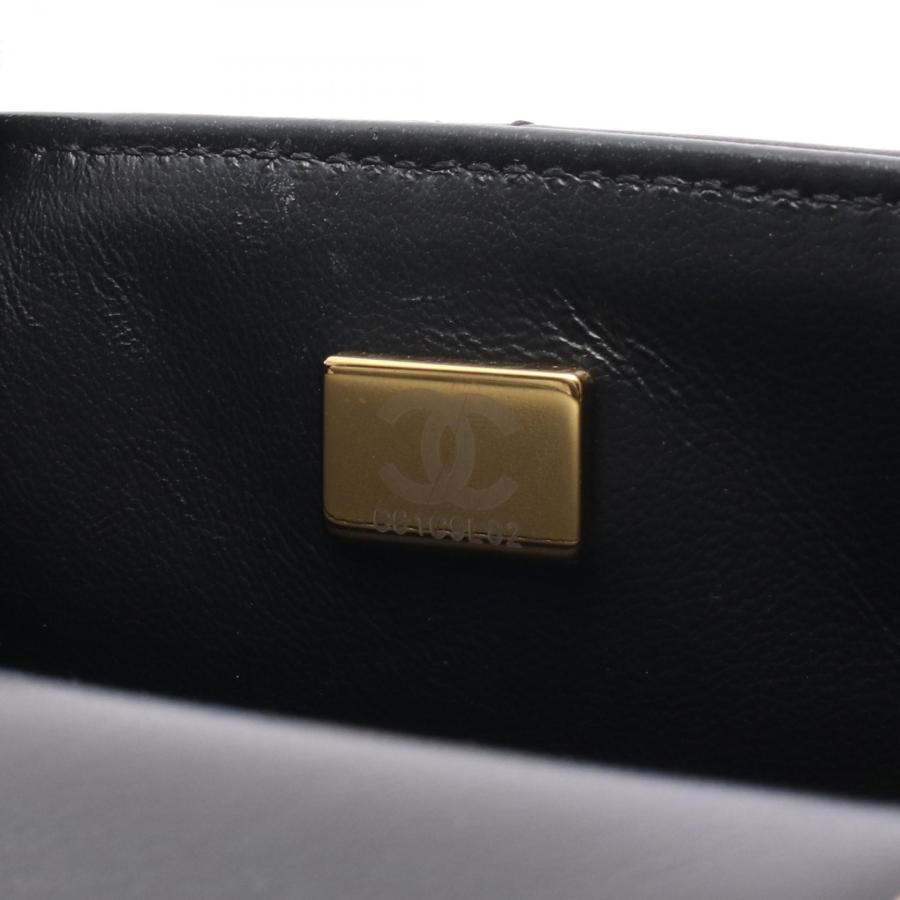 シャネル ミニ フラップ バッグ マトラッセ ブランドオフ CHANEL レザー ショルダーバッグ ラムスキン 中古 レディース_4