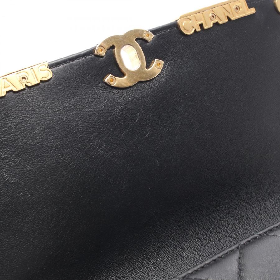 シャネル ミニ フラップ バッグ マトラッセ ブランドオフ CHANEL レザー ショルダーバッグ ラムスキン 中古 レディース_6