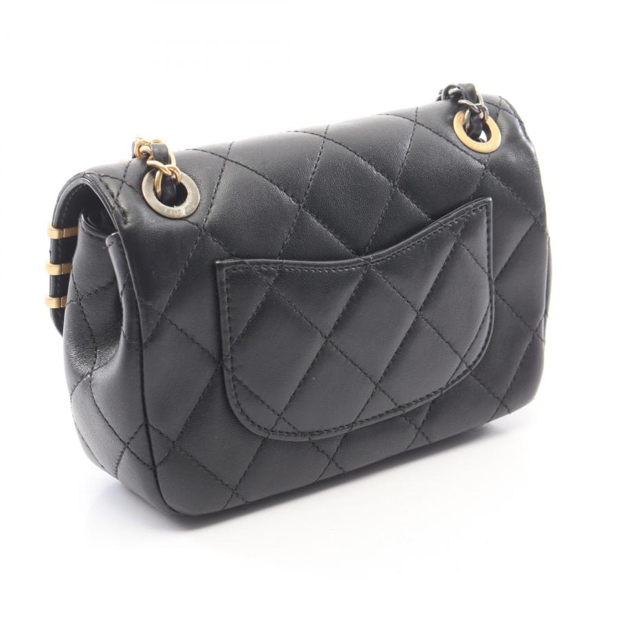シャネル マトラッセ コンビ金具 ブランドオフ CHANEL ラムスキン（羊革） ショルダーバッグ ラムスキン 中古 レディース_1