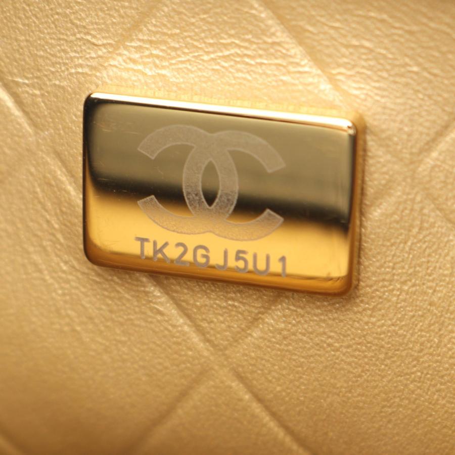 シャネル マトラッセ コンビ金具 ブランドオフ CHANEL ラムスキン（羊革） ショルダーバッグ ラムスキン 中古 レディース_4