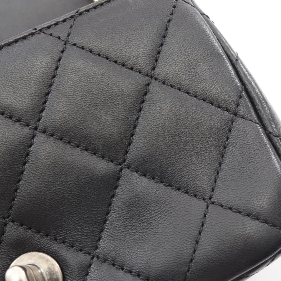 シャネル マトラッセ コンビ金具 ブランドオフ CHANEL ラムスキン（羊革） ショルダーバッグ ラムスキン 中古 レディース_7