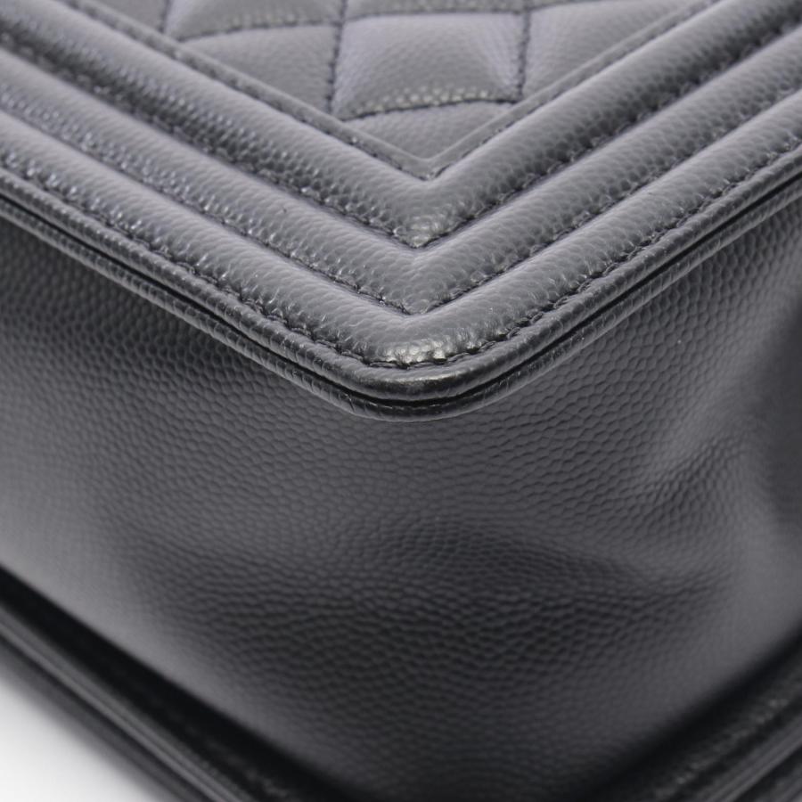 CHANEL（シャネル） ボーイシャネル ブランドオフ キャビアスキン(グレ