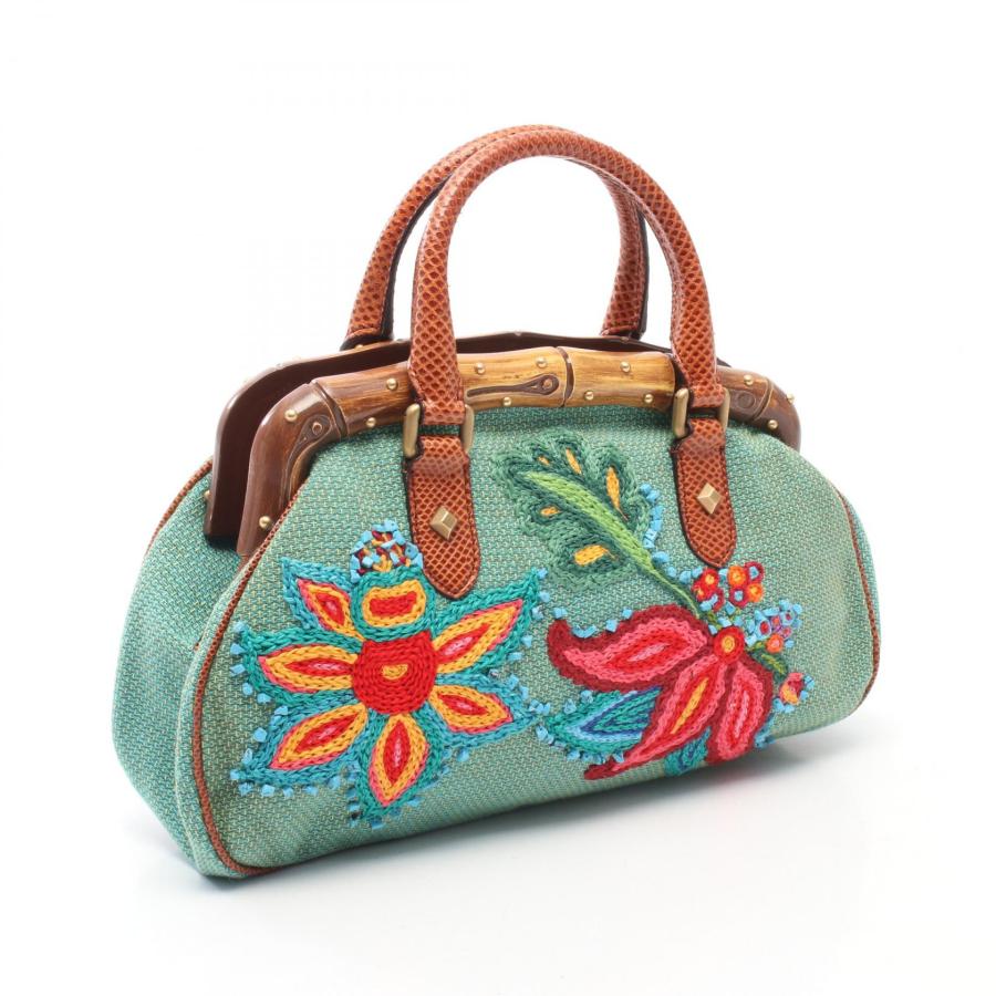 GUCCI（グッチ） バンブー フラワー刺繍 ブランドオフ エキゾチック