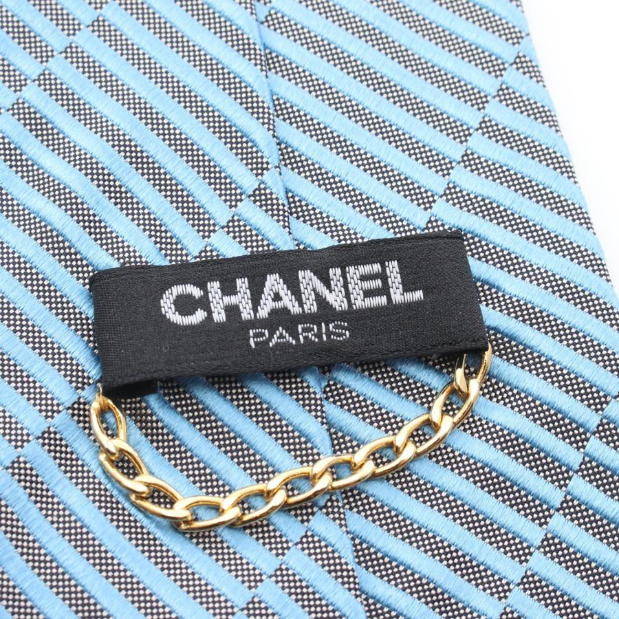 CHANEL（シャネル） ココマーク ストライプ ブランドオフ シルク