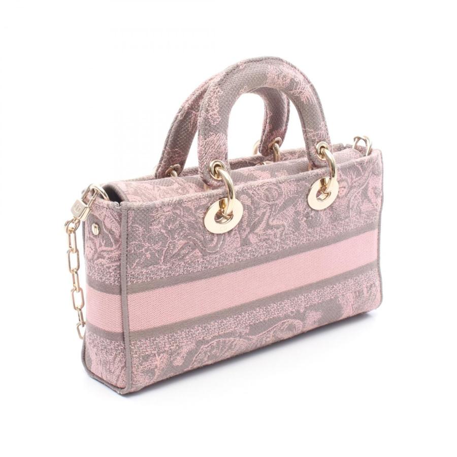 ディオール LADY D-Joy ミディアム 2WAY ブランドオフ Dior キャンバス