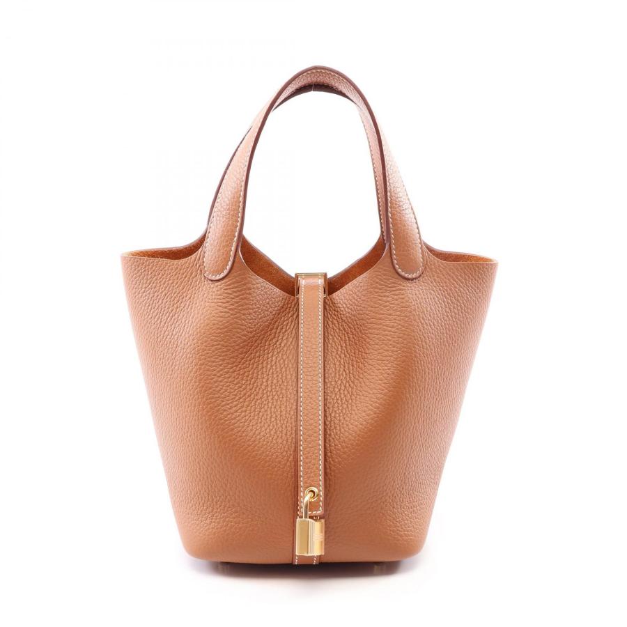HERMES（エルメス） ピコタンロックPM ゴールド ブランドオフ レザー