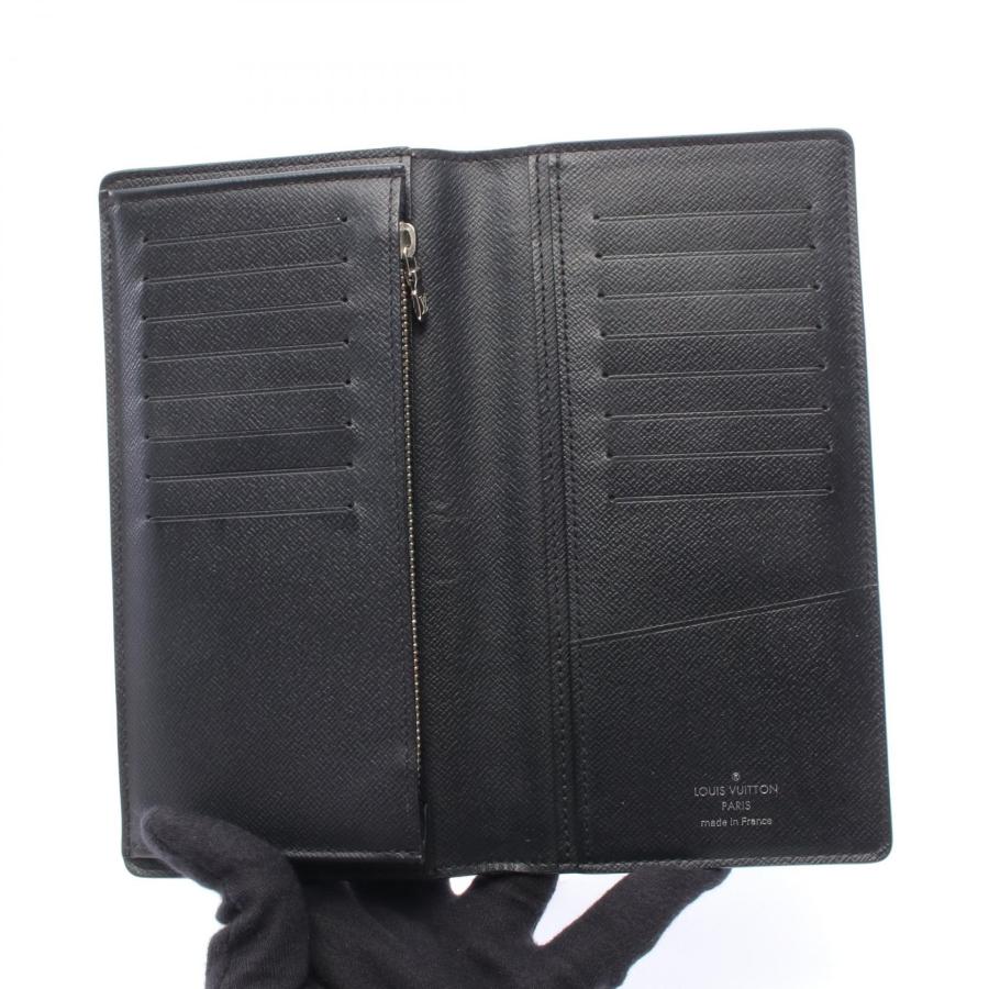 ルイヴィトン タイガ ポルトフォイユ・ブラザ 二つ折り長財布　中古 LOUIS VUITTON（ルイ・ヴィトン） ポルトフォイユ ブラザ タイガ