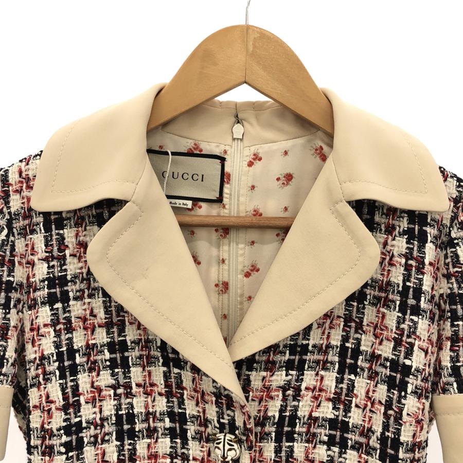 GUCCI（グッチ） ツイード ワンピース ブランドオフ コットン 