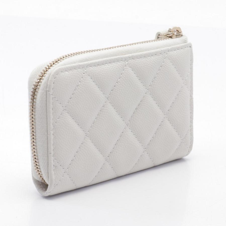 シャネル マトラッセ ブランドオフ CHANEL レザー コインケース 中古 