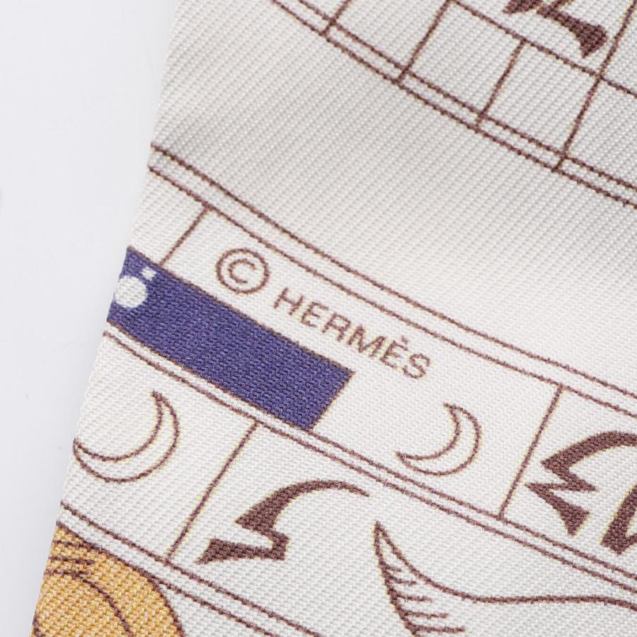HERMES エルメス ツイリー DIES ET HORE ブランドオフ シルク HERMES エルメス ツイリー DIES ET HORE ブランドオフ シルク