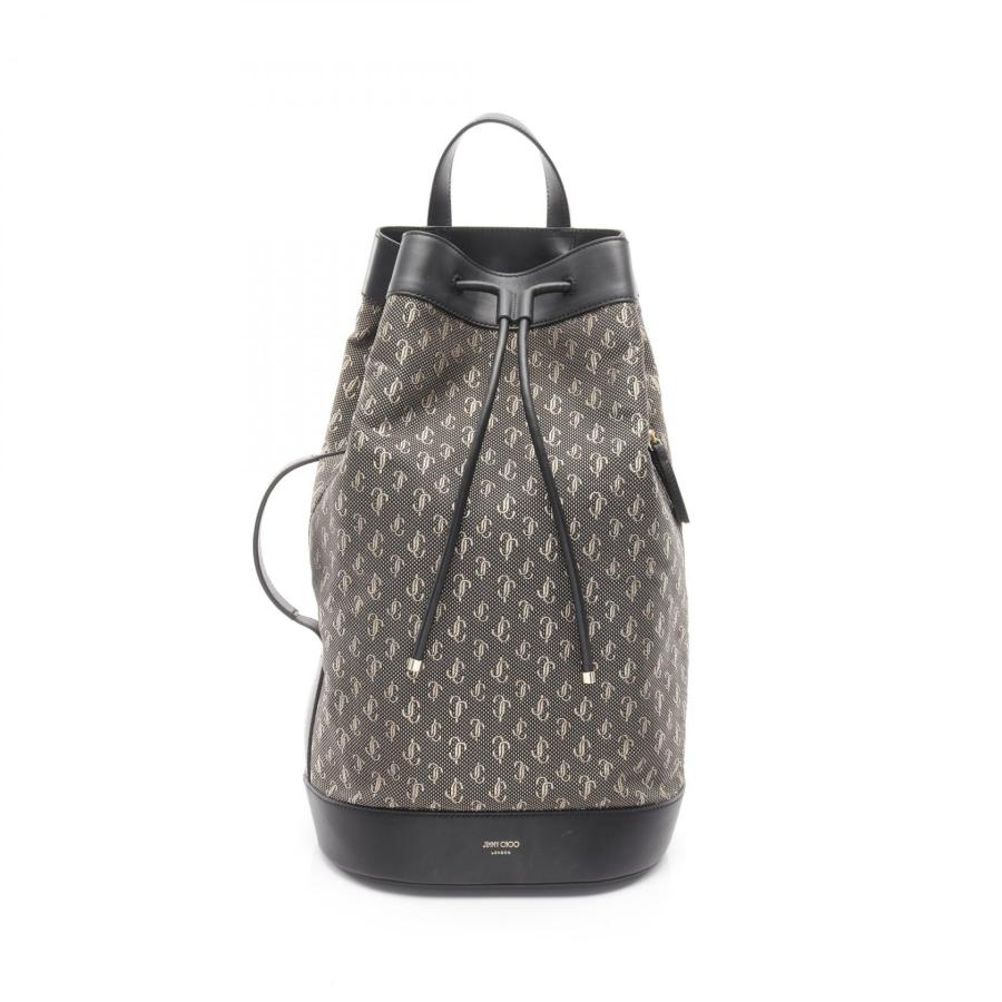 ジミーチュウ エヴァン バックパック リュックサック 巾着式 美品　期間限定値下 ジミーチュウ EVAN BACKPACK RAU ブランドオフ JIMMY CHOO レザー