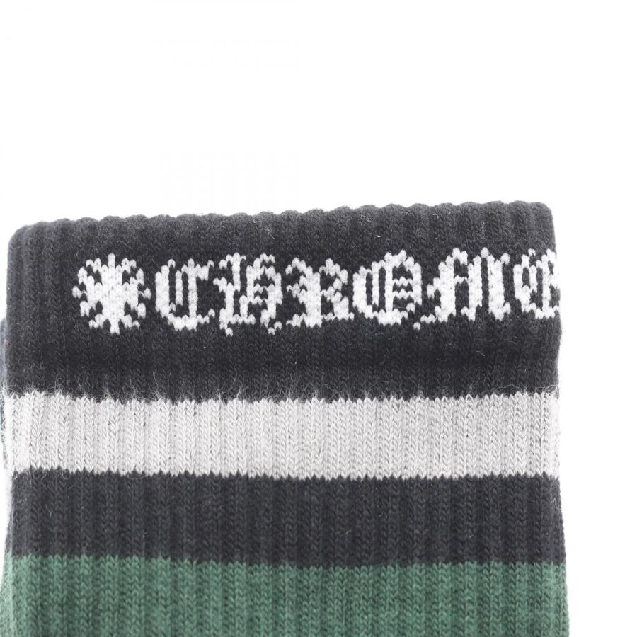 【未使用】CHROME HEARTS ロゴ　ソックス　U-SPORT 三足セット 兼用【Chrome Hearts】直営 クロムハーツ ロゴ 靴下 3色 セット