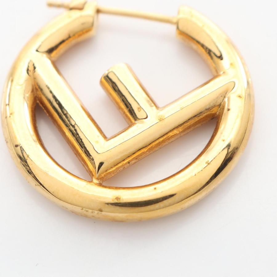 FENDI ピアス ゴールド　両耳　箱なし　【中古】　最終値下げ‼️ FENDI（フェンディ） エフイズ ブランドオフ FENDI GP（ゴールドメッキ